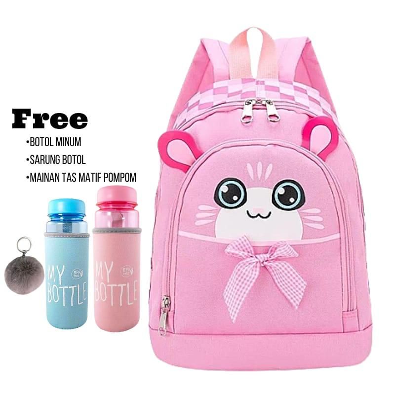 BUNNY - Tas Ransel Anak Sekolah Karakter Fashion Kids Backpack Cute Casual