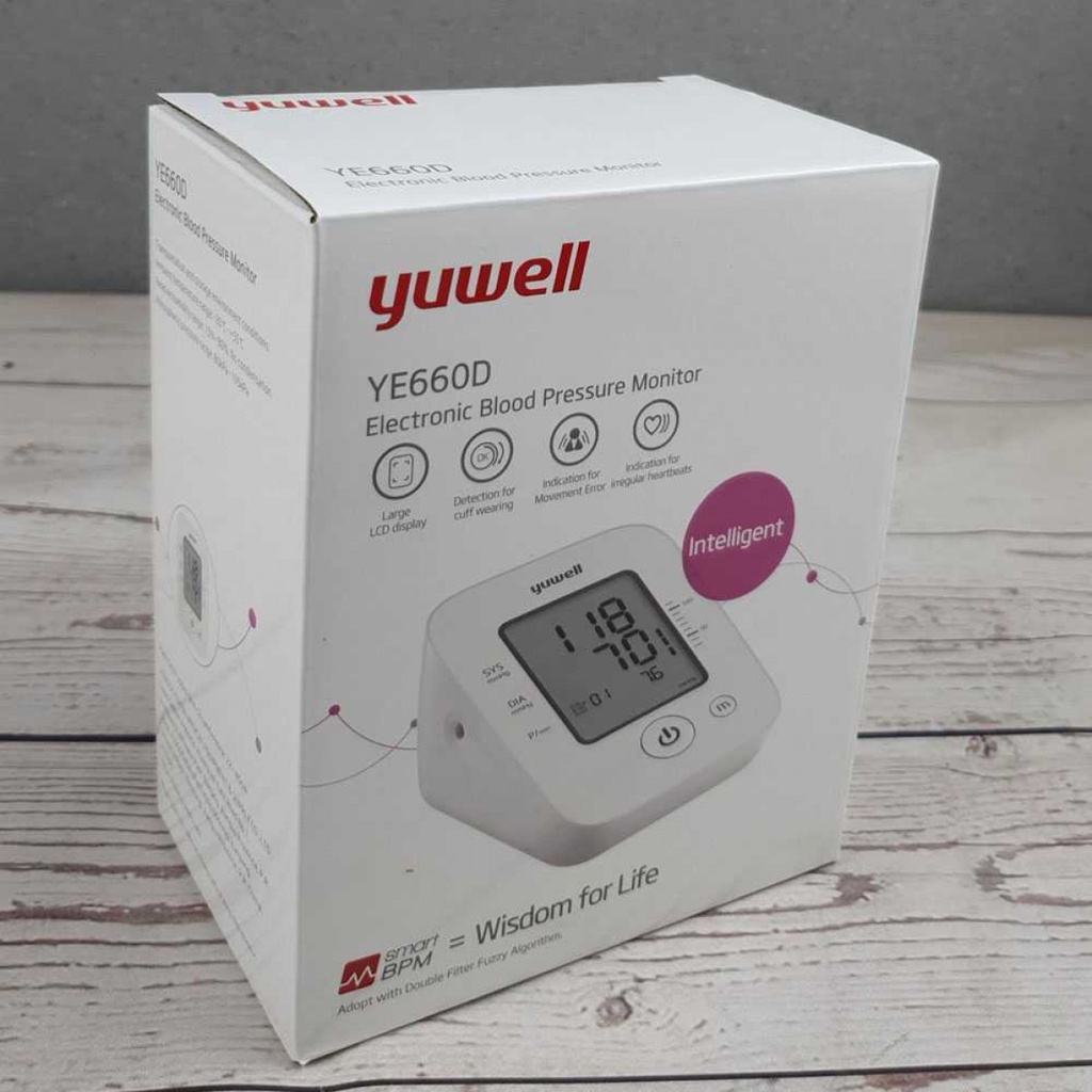 Tensimeter Digital Yuwell LCD YE660D Alat Tensi Digital