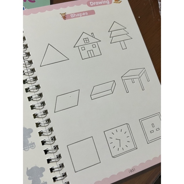 MS - Buku Ajaib Belajar Menulis Anak / Latihan Menghitung Menggambar Tulis Huruf Dan Angka / Sank Magic Practice Writing Book / 1 Set Buku Isi 4 + Pulpen Buku Prasekolah Paud TK / Edukasi Hadiah Kado Ulang Tahun Anak Reuseable Alphabet Math Drawing Number