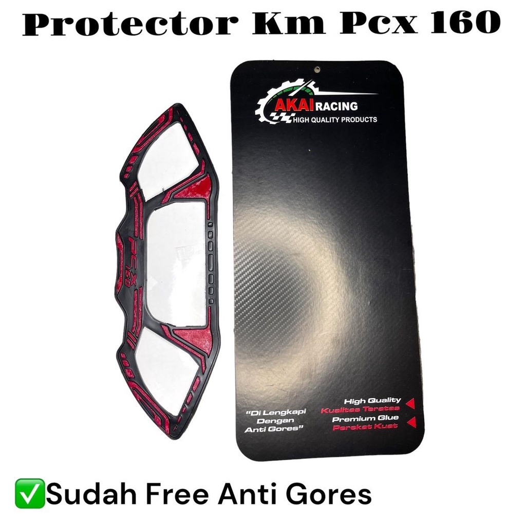 Stiker Km Spidometer Pcx 160 Bahan Karet Free Anti Gores Protector #Akai