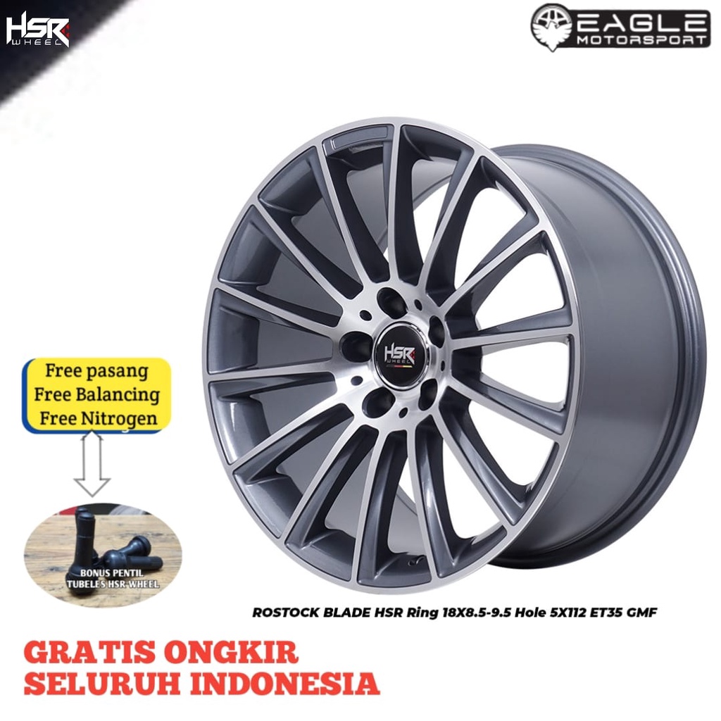 EAGLE | VELG MOBIL R18 HSR ROSTTOCK BLADE VELG MERCY CAMRY CIVIC MG 5