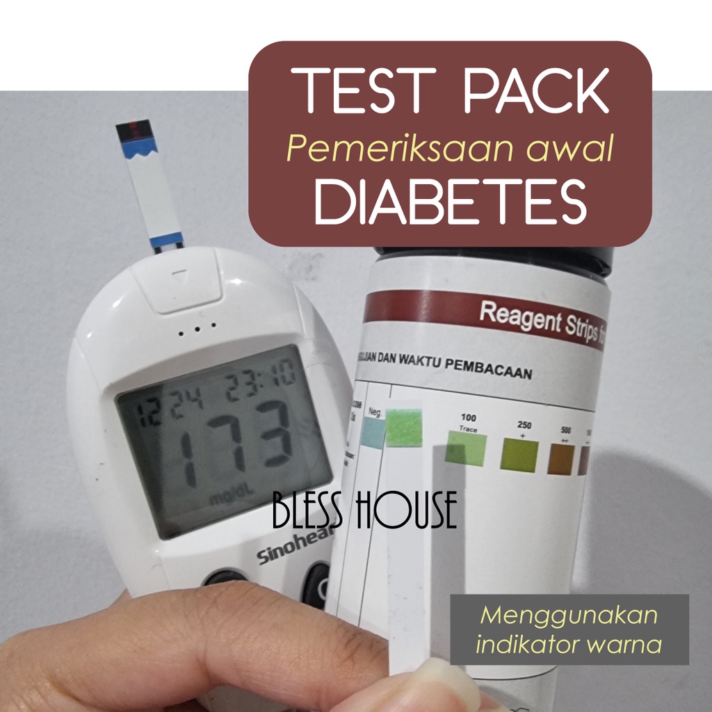 Jual Test Pack Pemeriksaan Awal Screening Diabetes (1 Strip) Shopee
