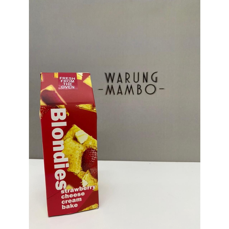 BLONDIES V1 3MG 6MG 60ML STRAWBERRY CREAM CHEESE BAKE Authentic