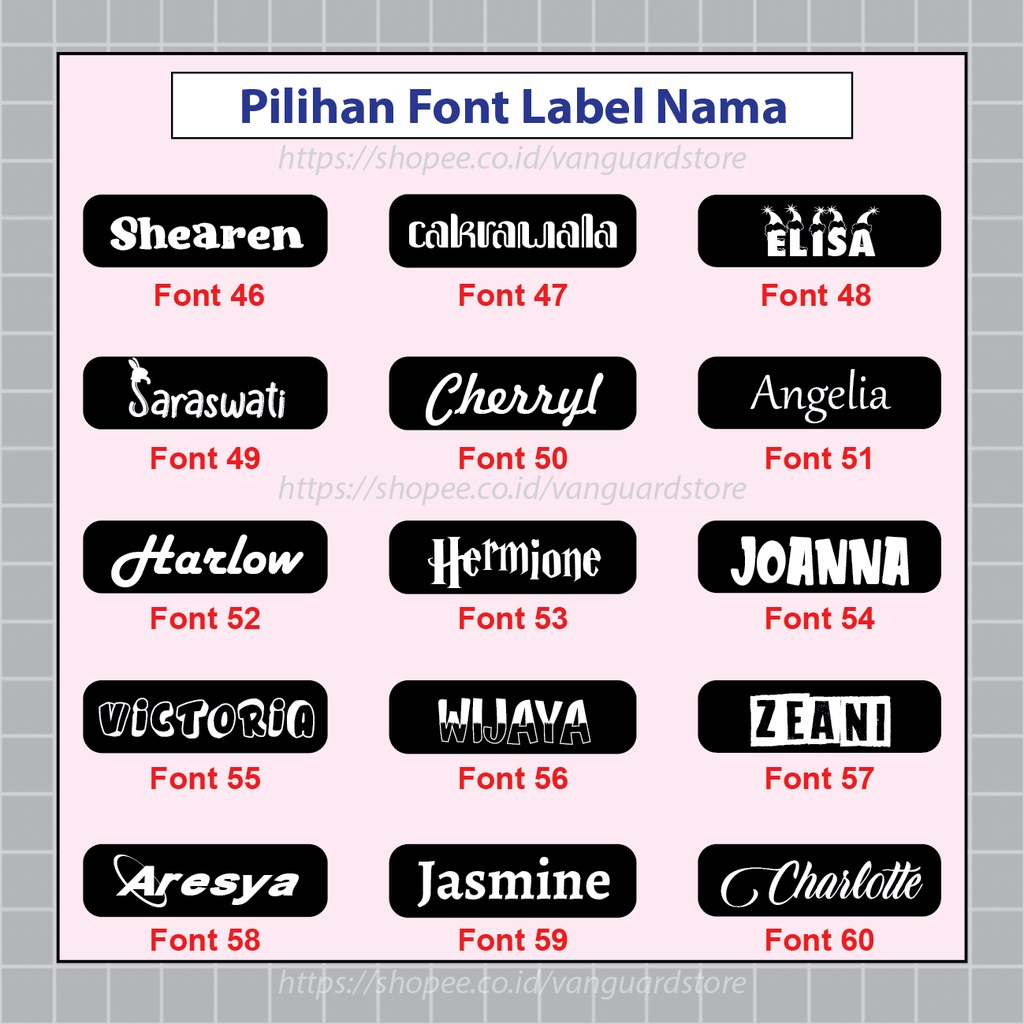 CUSTOM LABEL NAMA KAOS ANAK SERAGAM SEKOLAH STIKER SABLON SETRIKA NAMETAG LAUNDRY PESANTREN