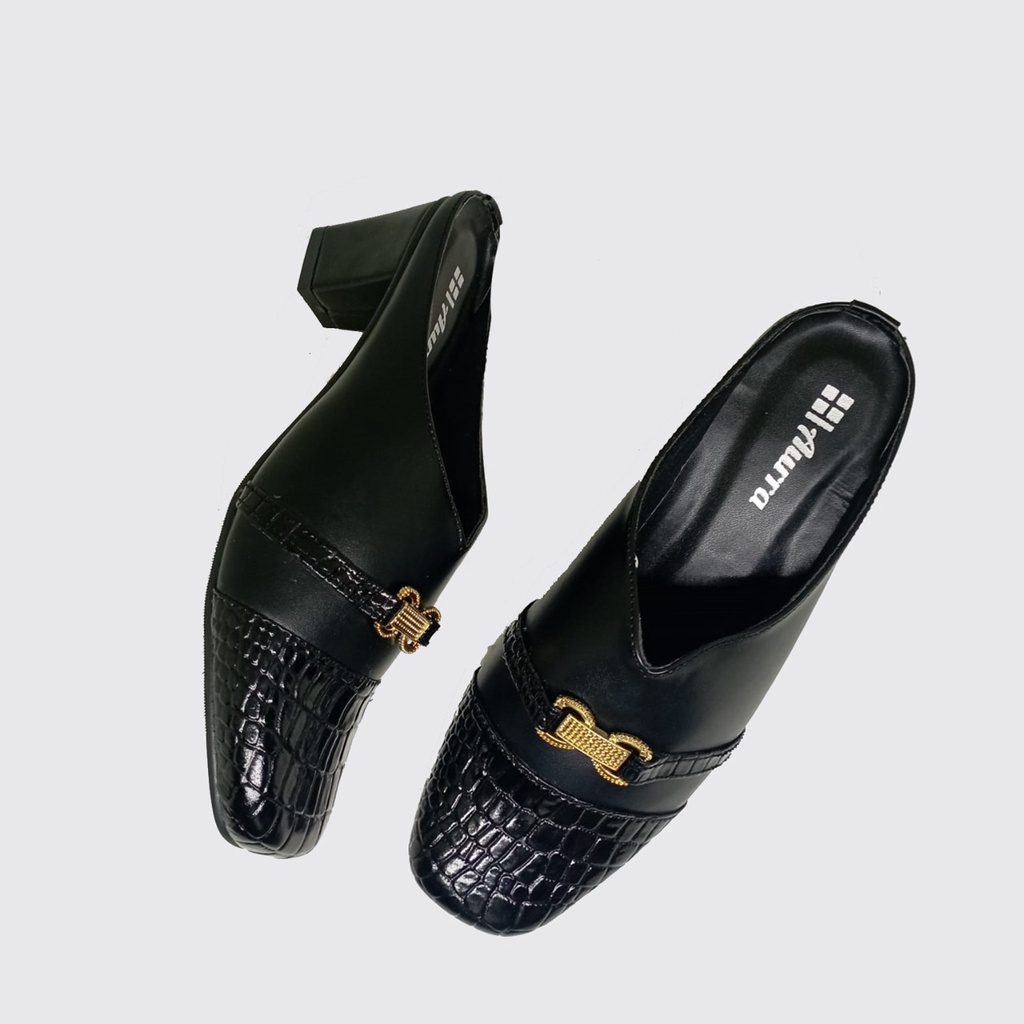 AURRA MULES - sepatu heels formal wanita big size sepatu Sandal jumbo ukuran 41 42 43 44 45 besar