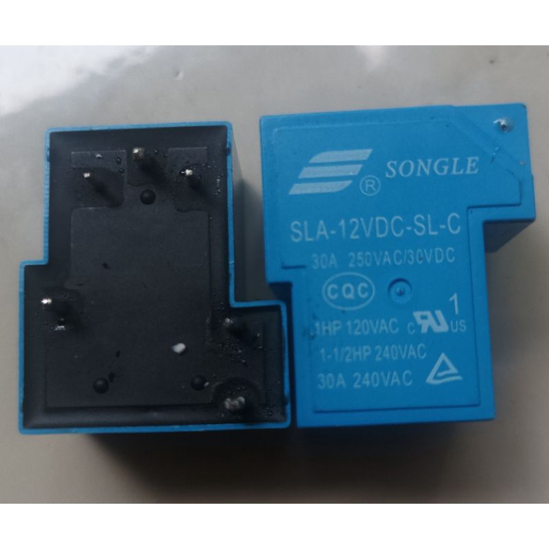 RELAY SONGLE, 30A, 12volt, SL C / SL A , 5 pin