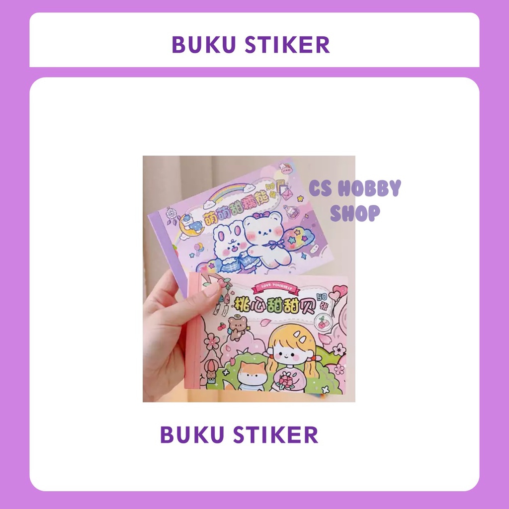 

Buku Stiker Kawai Imut untuk Scrap Book dan Dekorasi Notebook