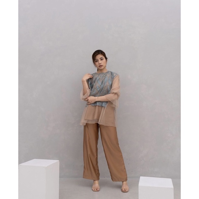 Zumaru / preloved zumaru Amara Top Cyan