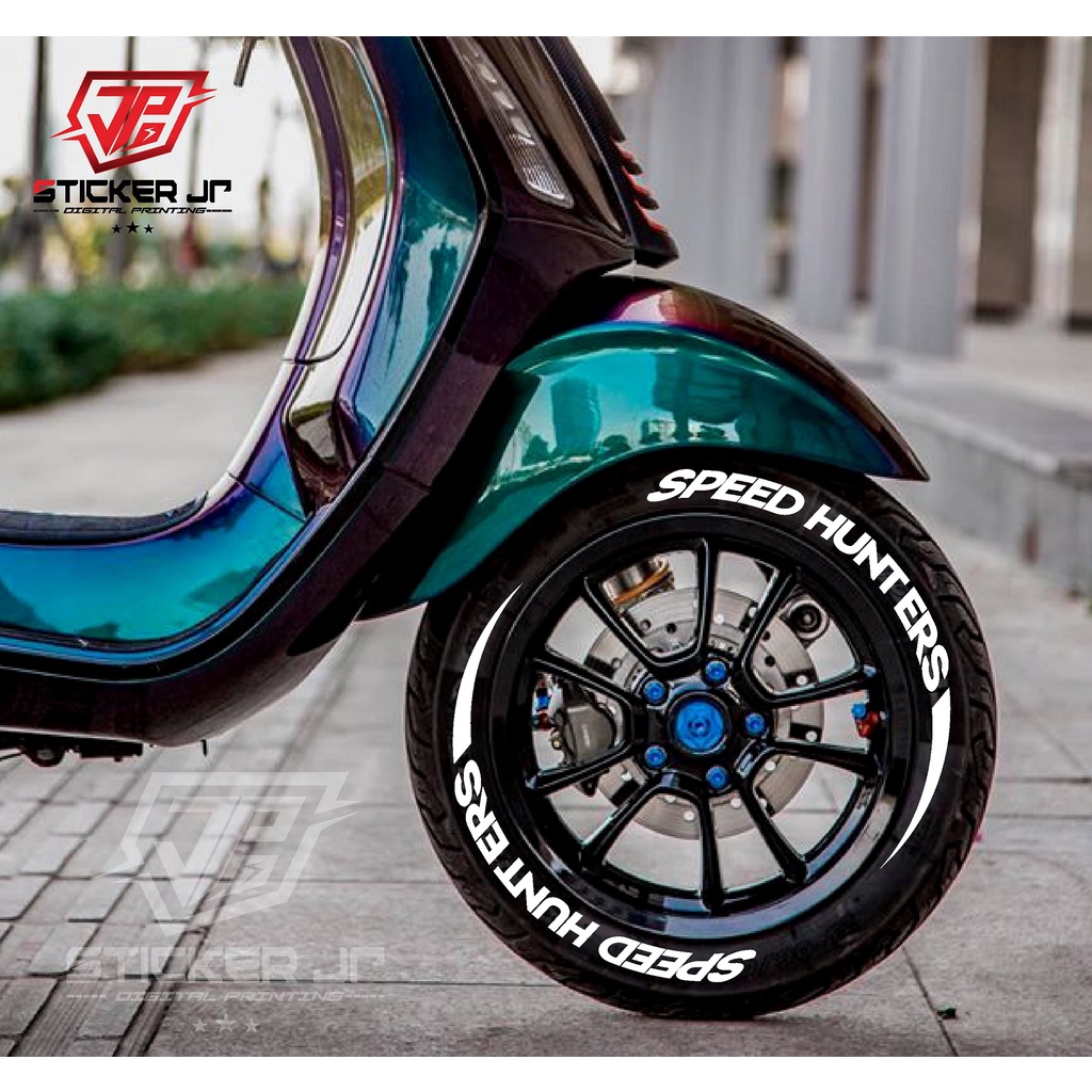 Sticker Ban / Font Ban / Tire Bomb / 3D stiker ban Speed Hunters JP-3