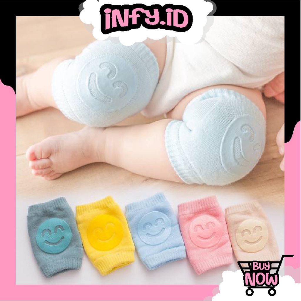 INFY -  Pelindung Lutut Anak Bayi Anti Slip Baby Kneepad / Knee Protector Kaos Kaki Murah IMPORT R151 490 491 492