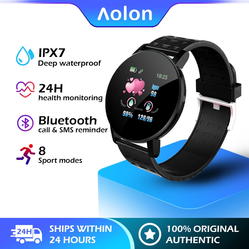 BACA Aolon 119 PLUS SmartWatch TG pelindung anti gores antigores layar kaca film jam tangan tempered