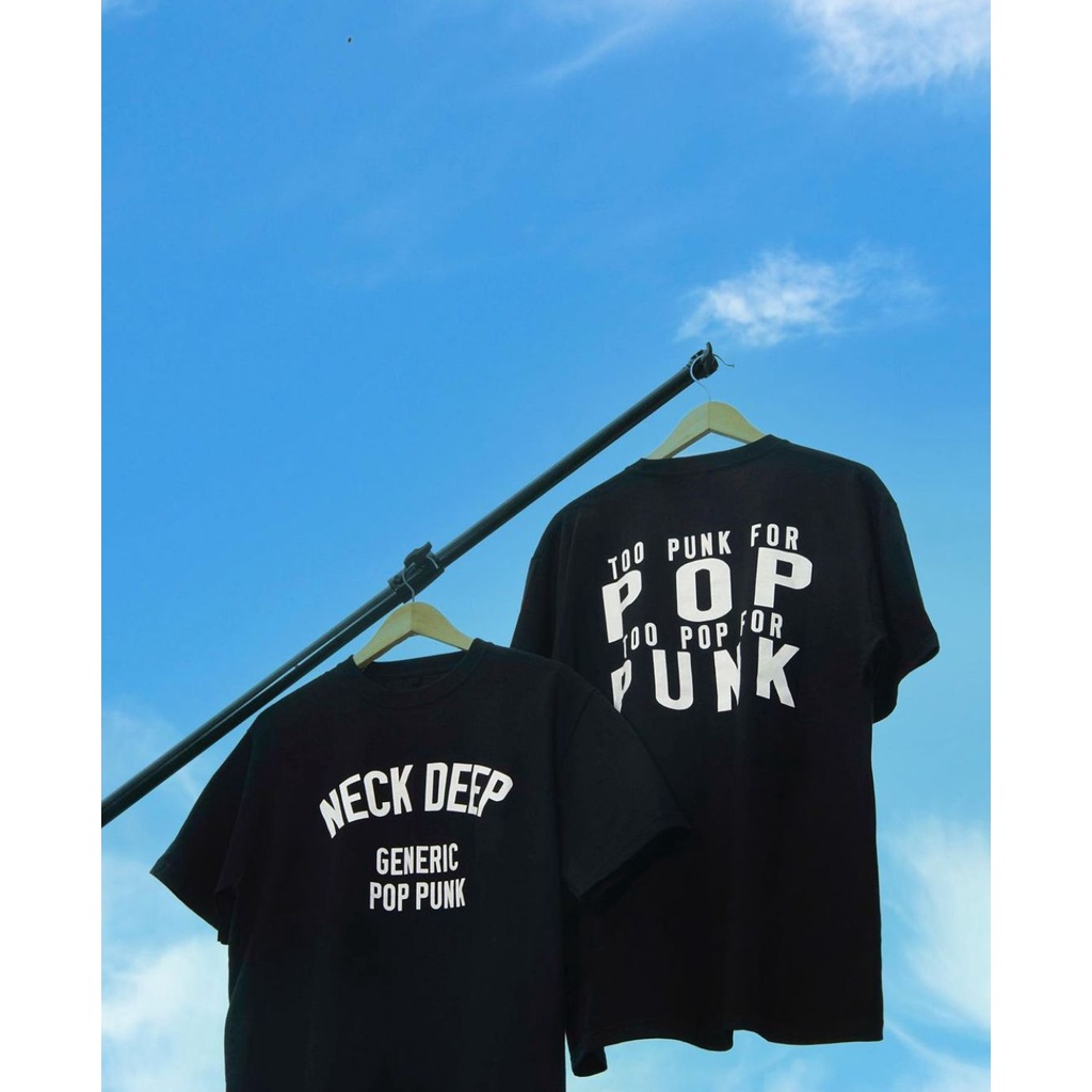 Neck Deep - POP PUNK South East Asia Tour 2022 Tshirt - Black | Bootleg