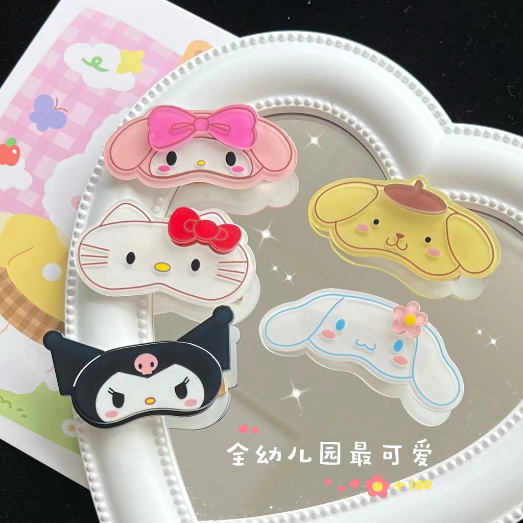 JEPIT IMUT SANRIO/ JEPIT PONI ANAK DEWASA CINAMONROLL KUROMI MELODI