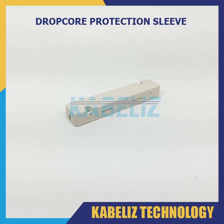 Protection Box Box Pelindung Kabel Dropcore Untuk Protection Sleve FTTH model Persegi warna putih