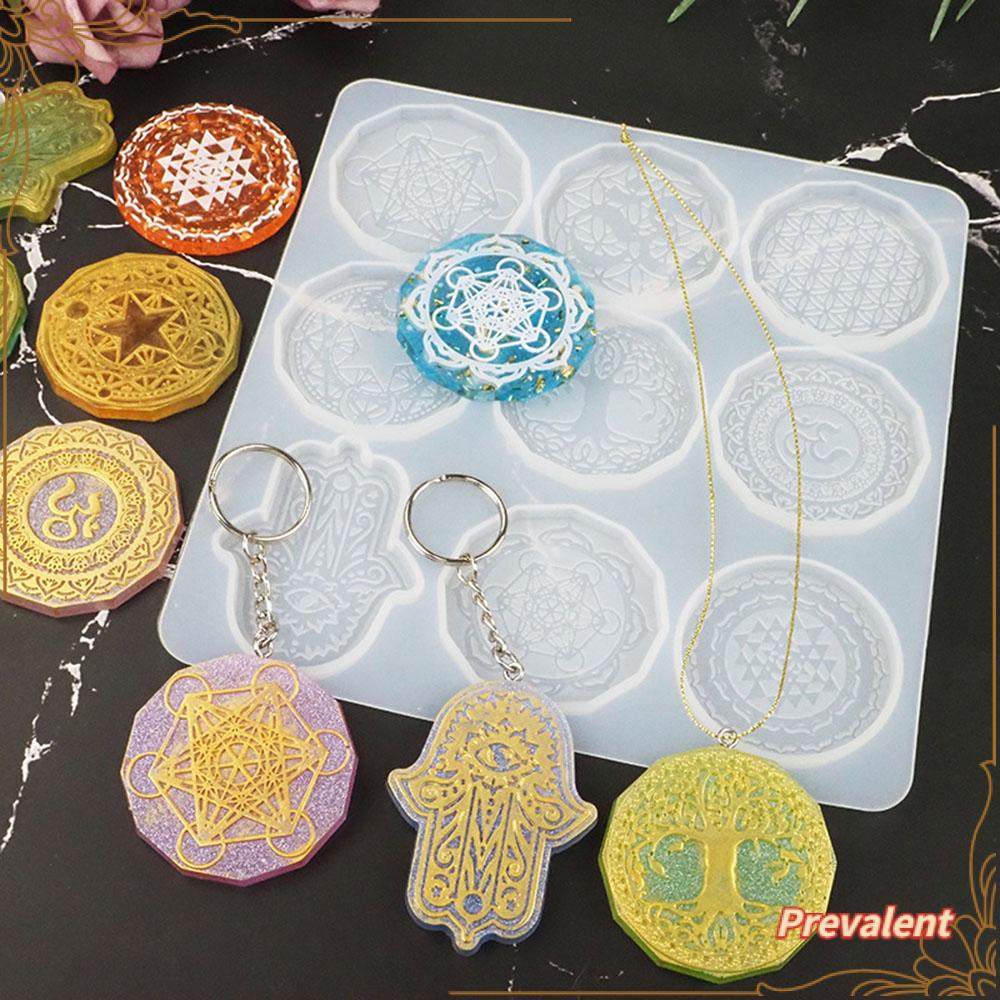 Preva Resin Mold Dekorasi Rumah Hamsa Hand Handmade Cetakan Silikon