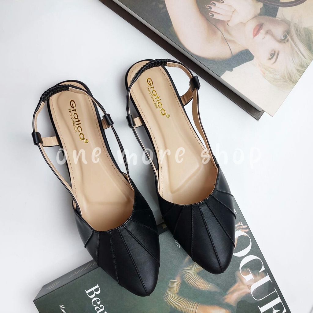 FLATSHOES TALI BELAKANG KARET KH049