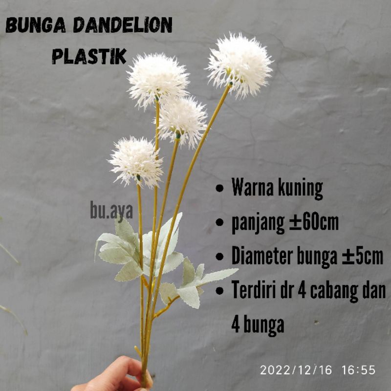 Bunga Pompom Bunga Dandelion Artifisial