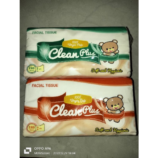 Tisu Clean plus 180 sheet