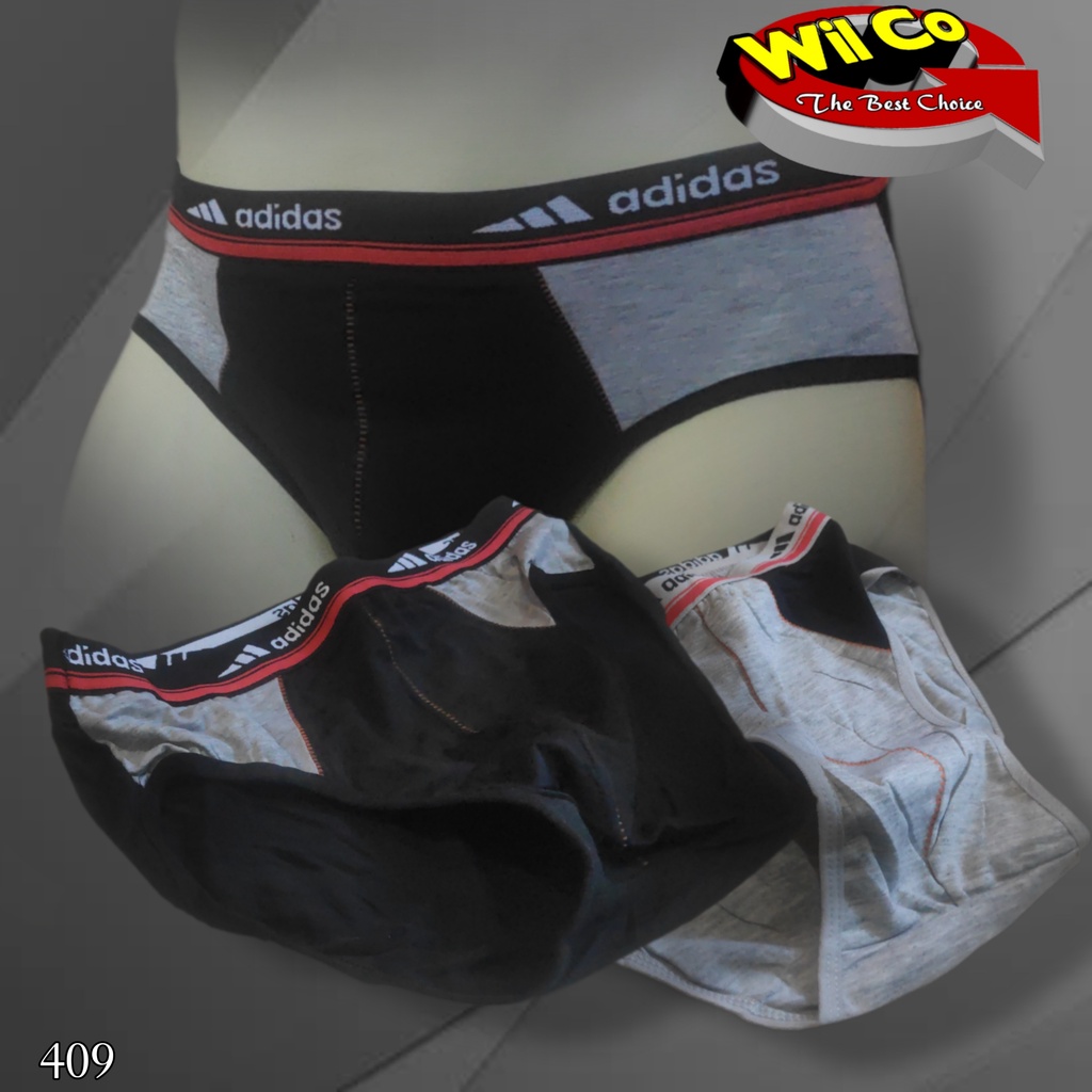 K409T - (HARGA PER 3 Pcs) CELANA DALAM PRIA DEWASA BRIEFT SIZE M - XL