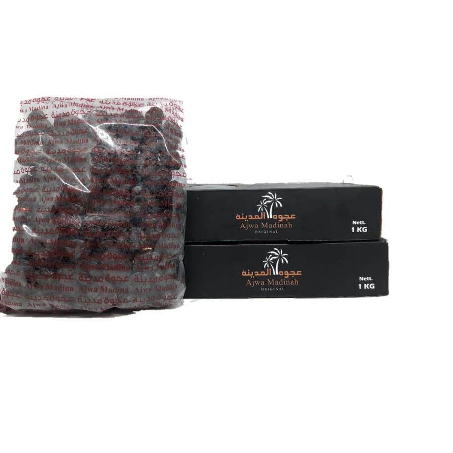 

Diskon✔️Kurma Ajwa 1 kg Premium Elshanum Packing Medium / Kurma Ajwa Asli madinah / AJWA ASLI MADINAH / Kurma Nabi Asli|SQ8