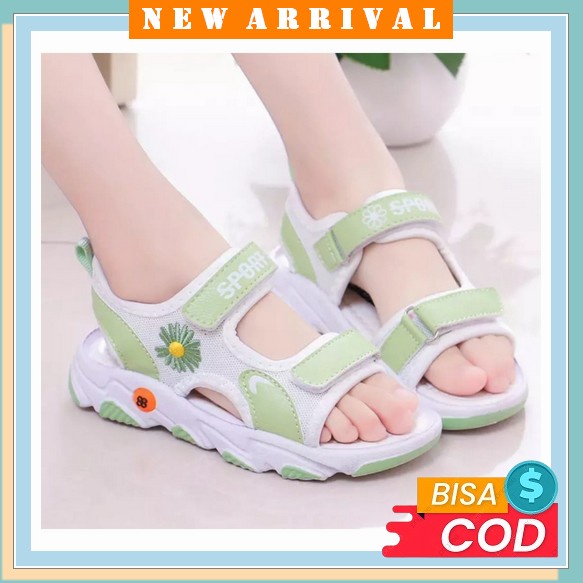 Gwyneth Pita A63 Sandal Anak Perempuan Bahan Karet Model Lucu 2-10 Tahun Import / Bahan Premium Sand