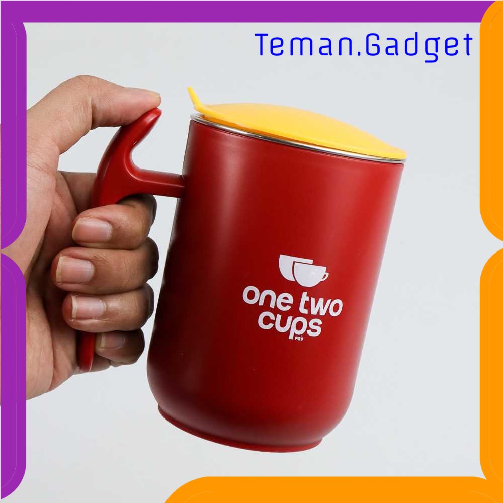 TG - DPR One Two Cups Gelas Kopi Stainless Steel Insulation Sealed Cup - FG9