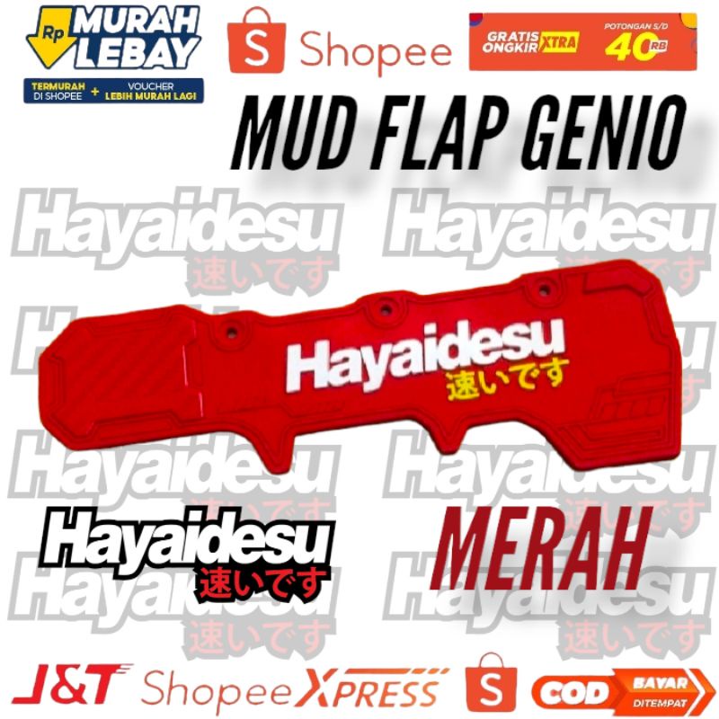 mudflap genio pelindung lumpur honda genio warna lengkap