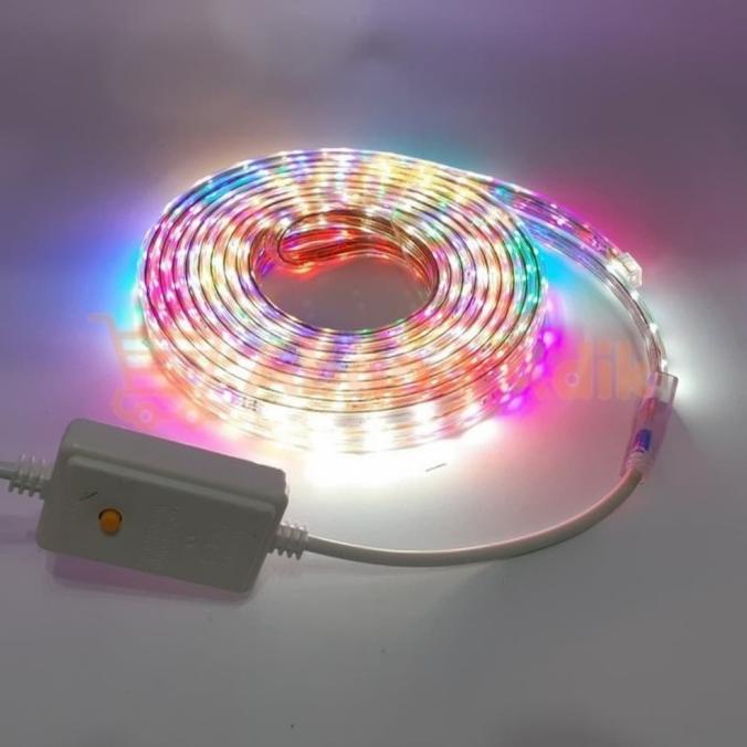 Lampu LED Selang hias kelap kelip tahan air 10meter - Rainbow