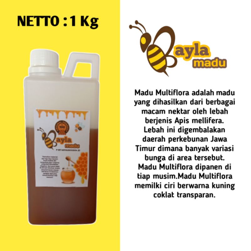

Madu Murni asli Multiflora Dari nektar bunga (BISA BAYAR DITEMPAT)