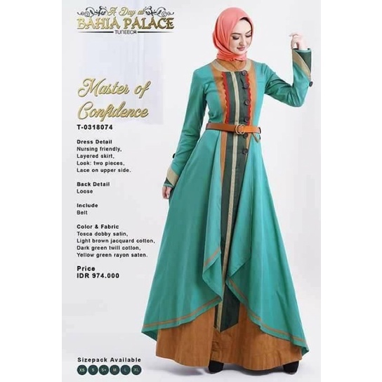 GAMIS TUNEECA BAHIA PALACE SIZE S PRELOVED / TUNEECA PRELOVED MURAH