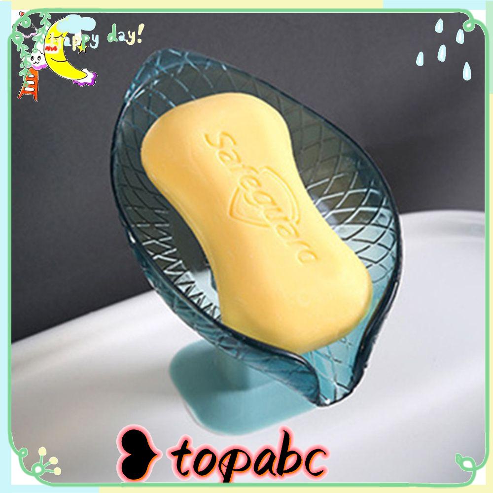 TOP Soap Dish Non-slip Bathroom Accessories Suction Cup Sponge Holder