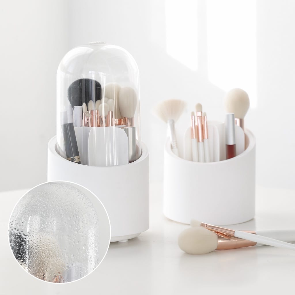 Rotating Brush Holder with Lid