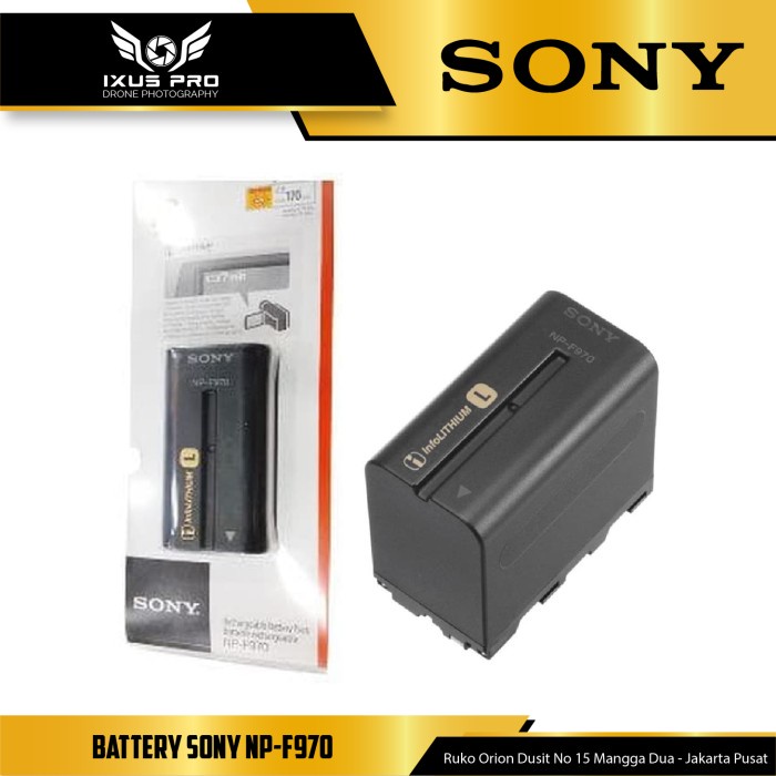 BATTERY SONY NP-F970 - BATERAI SONY F970