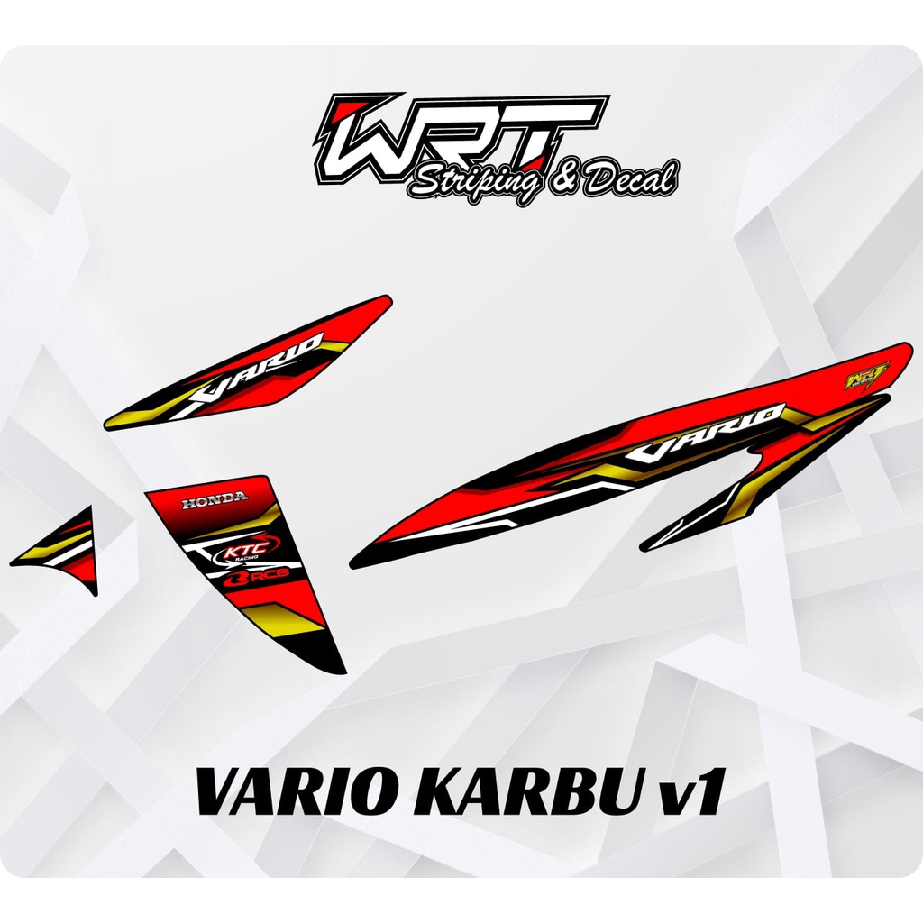 Striping Vario 110-Stiker Lis Decal Vario 110 Karbu Racing v1