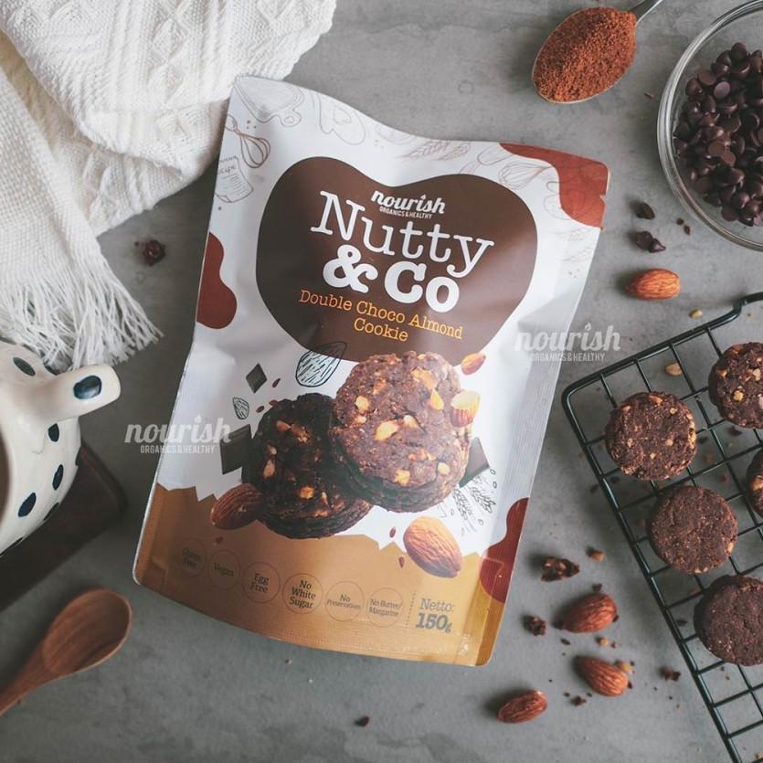 

《packingaman》 Nutty & Co (Double Choco Almond Cookies) Vegan Gluten Free 150 gr