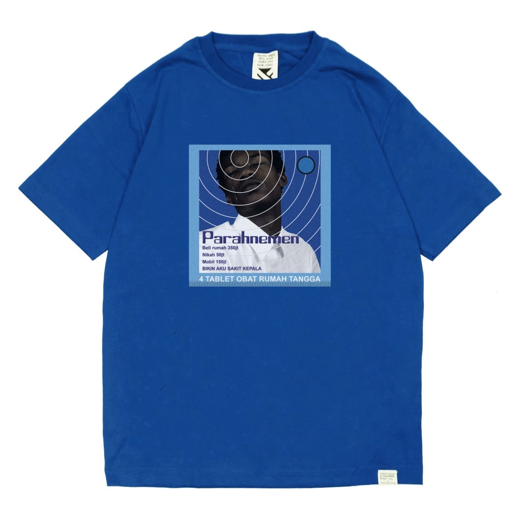 ZeroTwentyTwo T-Shirt Parahnemen Blue | Kaos Pria Parodi Plesetan Jawa