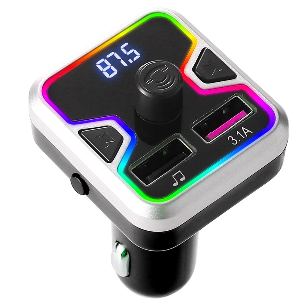 Modulator Bluetooth MD02 FM Radio MP3 Dual 2 USB Car Charger Multifunction Modulotar Car