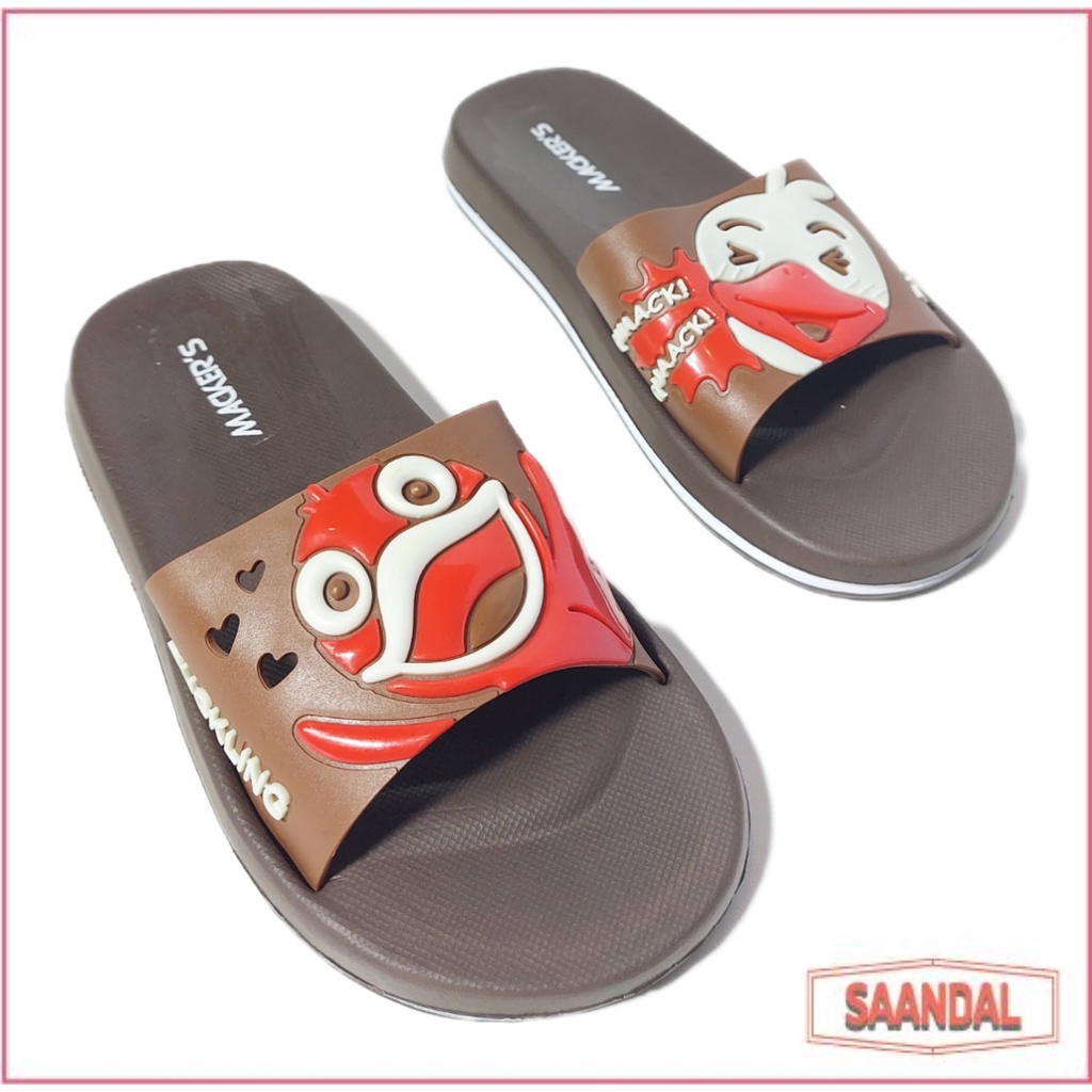 Sandal Selop Slide Anak Mackers Duckling Laki-Laki Perempuan Bahan Premium (BISA SATUAN COD)