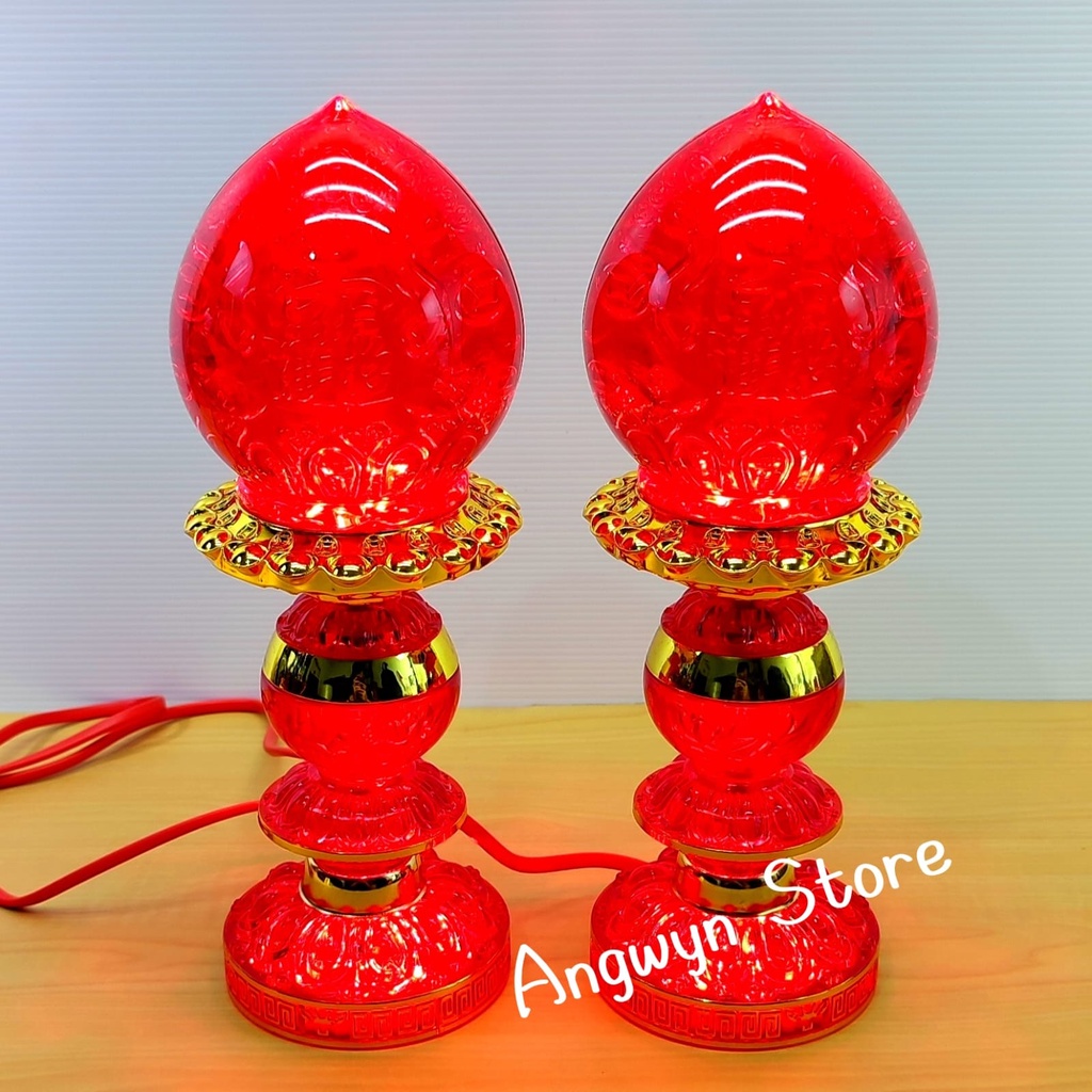 Lampu Altar Puja Sembahyang LED Crystal 10 Inch