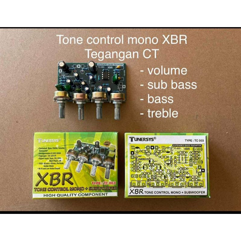 TONE CONTROL MONO XBR TUNERSYS