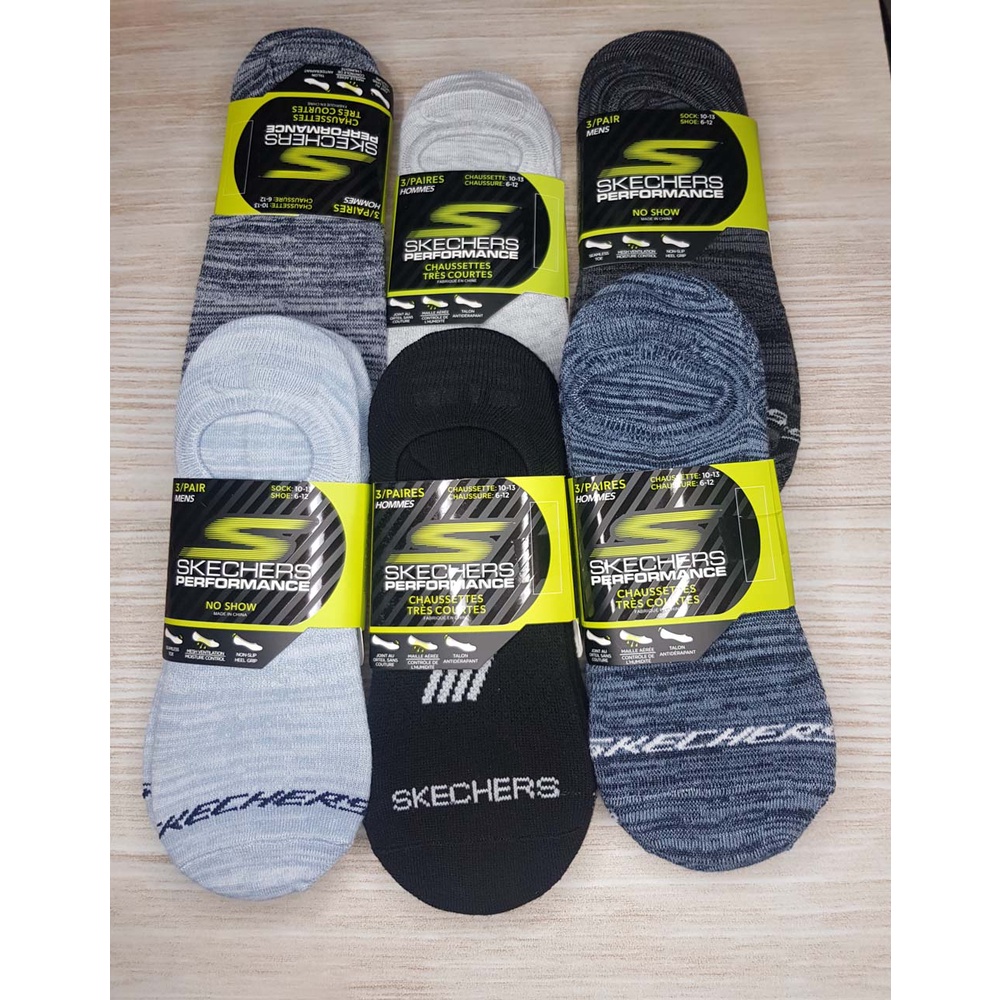 Kaos Kaki Pria Mata Kaki Kaos Kaki Cowok Ankle INVISIBLE SKECHERS MEN