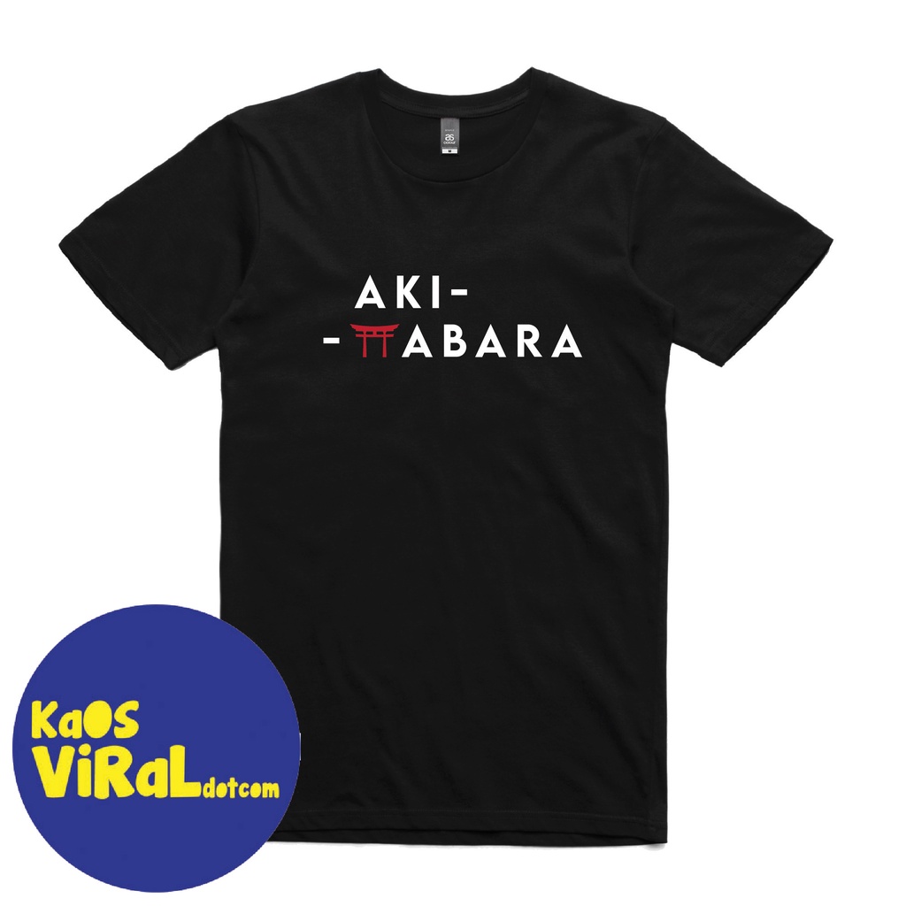 BAJU KAOS DISTRO JEPANG AKIHABARA T-SHIRT UNISEX