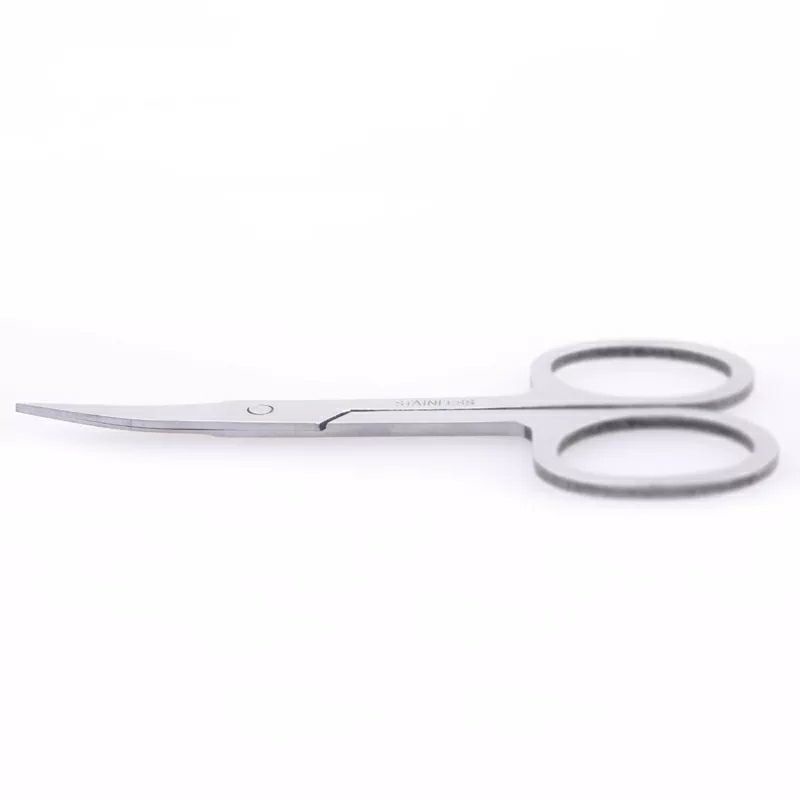gunting alis stainless ujung lengkung havalans / eyebrow razor / gunting bulu mata
