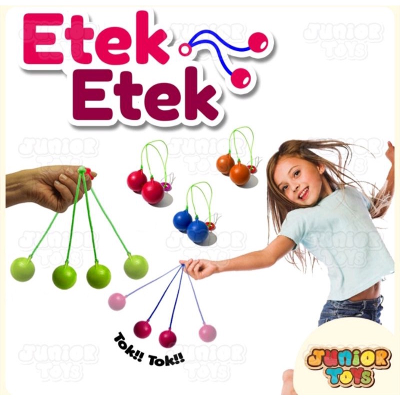 mainan tek tok tok viral unik bola mantul tik tok