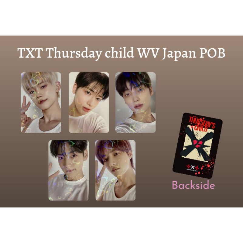 TubaTu (TXT Thursday child POB PC) Photocard unofficial