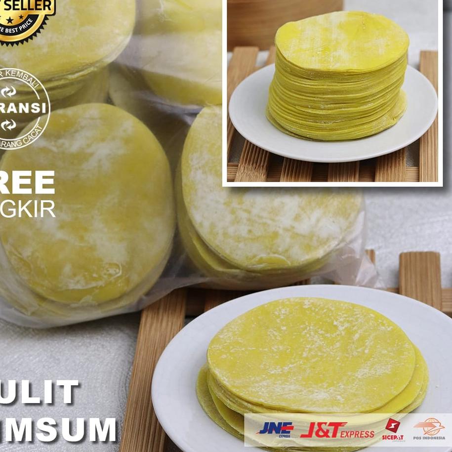 

COD✔️ kulit dimsum gyoza siomay warna kuning 250 gr (-+80pc)