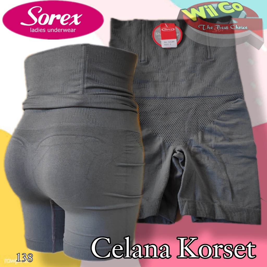 K138 - KORSET CELANA KORSET PELANGSING PERUT WANITA SOREX ALL SIZE BB 55 - 70