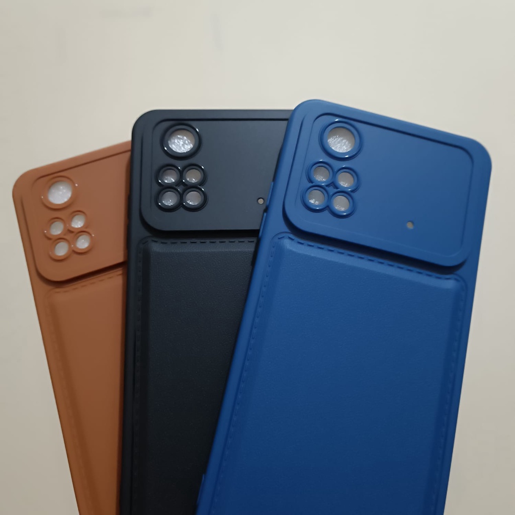 Promo Case XIAOMI POCO M4 PRO 4G Soft Case Leather Pro Casing TPU Lembut Tekstur Kulit Anti Benturan Fids Store