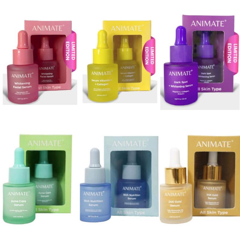 *aschosme* ANIMATE Serum Wajah Lengkap 6 Varian