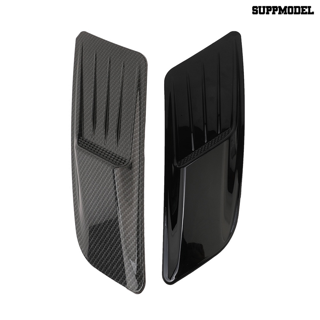 [Dekorasi] 2pcs Air Outlet Frame Trim Lembut Fashion Hitam Self-adhesive Air Outlet Frame Trim Untuk Outdoor